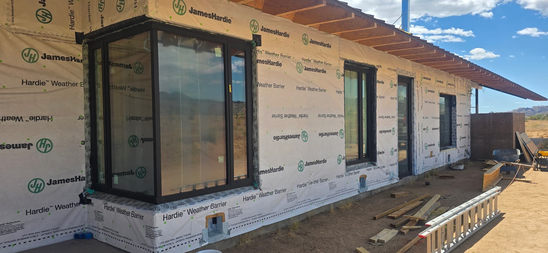 Exterior window installation
